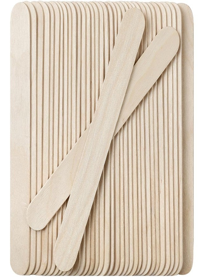 HOOMBOOM 50Pcs Large Wooden Waxing Sticks for Hair Removal - HOOMBOOM Premium Splinter-Free Wooden Sticks for Waxing, Wax Stick for Body Eyebrow and Face Waxing - Image 2